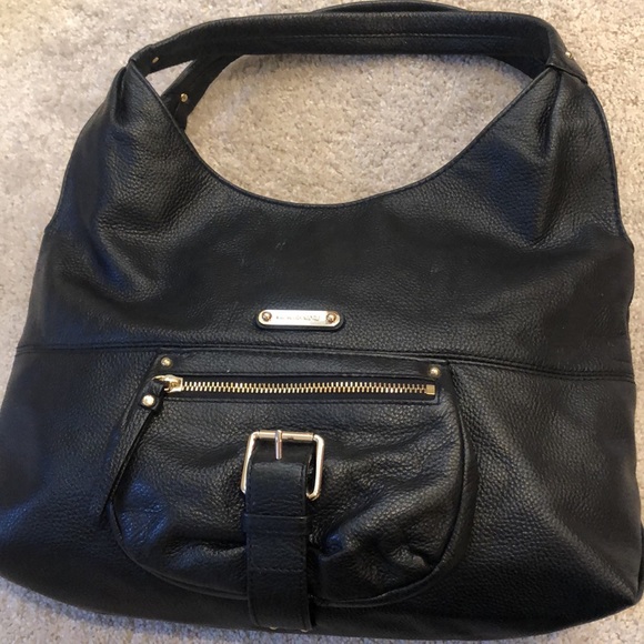 MICHAEL KORS BLACK LEATHER HOBO - Picture 10 of 11